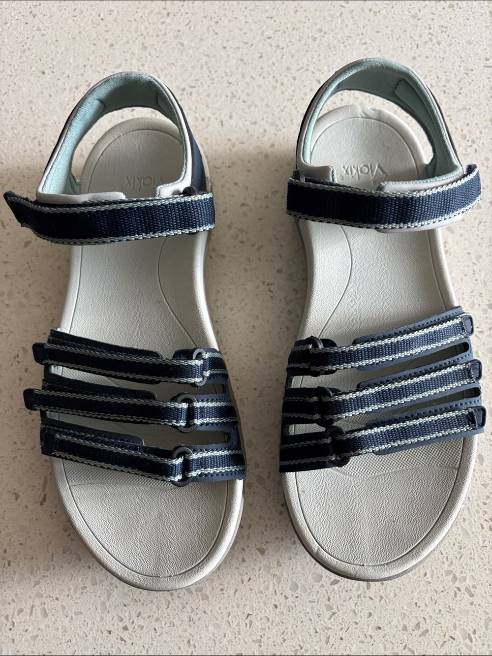 Women’s Viakix Navy Strappy Comfort Sandals
